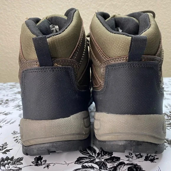 * Ozark Trail 7.5 Men's Bronte II Mid Waterproof Hiking Boots brown rugged - Picture 4 of 8